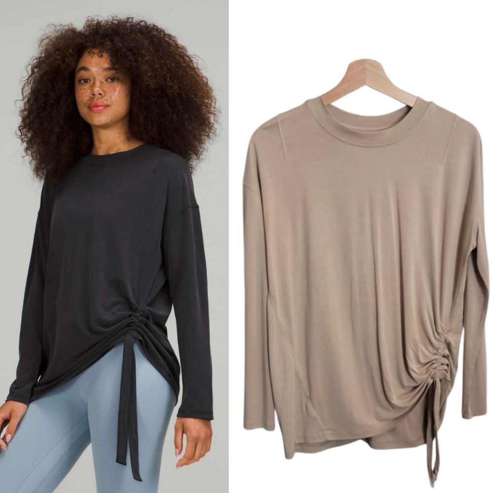 Lululemon Side Cinch Long Sleeve Crewneck - Picture 1 of 7
